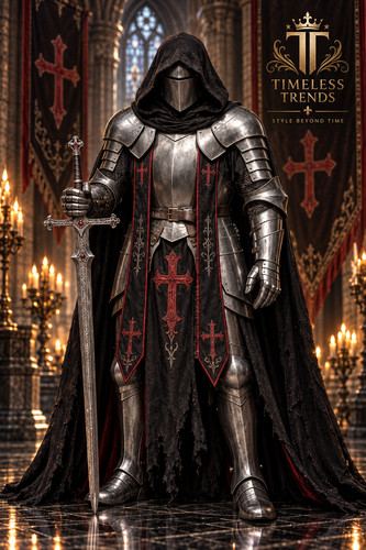 Wearable white templar knight - wearable,